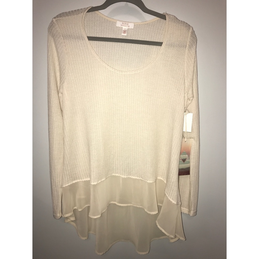 Nordstrom (Sun and Shadow) Cream Sweater